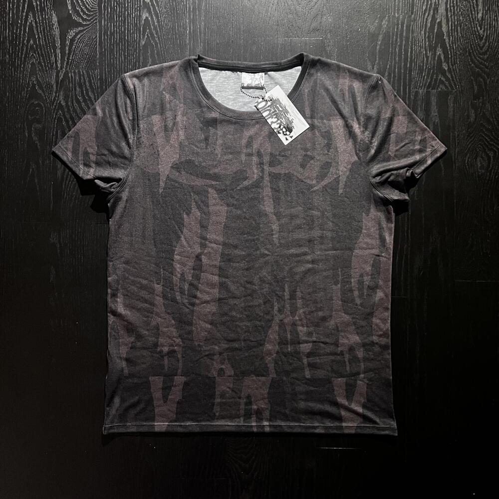 ColdFeet Broken Camo Tee Shirt Grey Black
